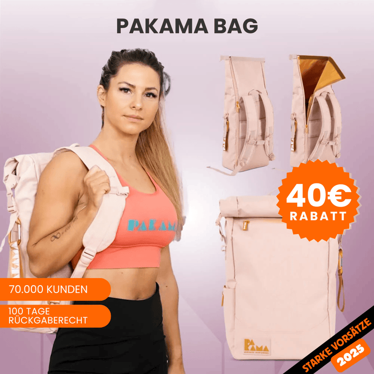 Fitnessrucksack (ohne Tools/Premium App Zugang) PARIS Pink PAKAMA athletics