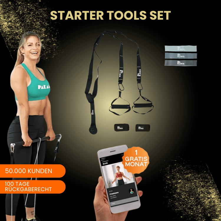 PAKAMA Starter Tools Set Fitnessstudio to Go (inkl. App) PAKAMA athletics