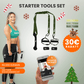 Fitnessstudio to Go (inkl. App) Starter Tools Set / GOTHAM Green PAKAMA athletics