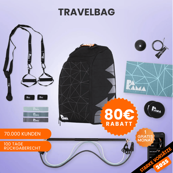 Fitnessstudio to Go Travel Bag (inkl. App) PAKAMA athletics