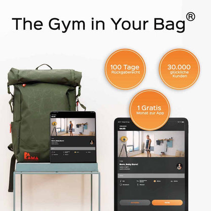 PAKAMA Fitness-Rucksack (inkl. App) PAKAMA athletics